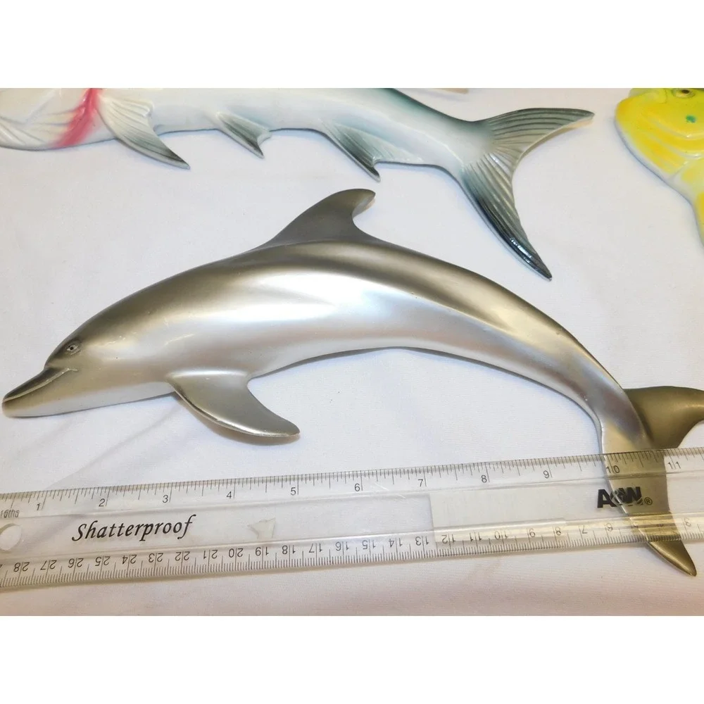 UNIQUE RARE Set of 5 Vintage Williamson Lures Decorative Fish Swordfish Mahi
